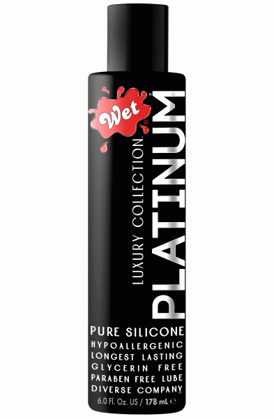 Wet Platinum Luxury Silicone Lubricant - 6 Fl. Oz.