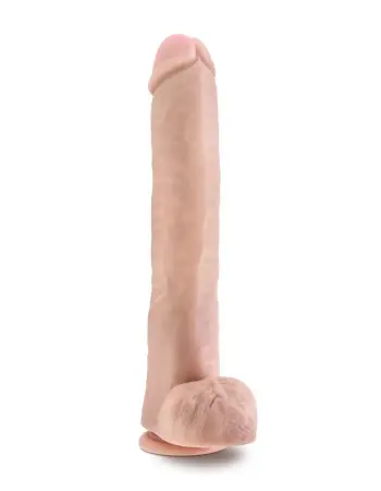 Au Naturel - Daddy - 14 Inch Sensa Feel Dual Density Dildo - Vanilla