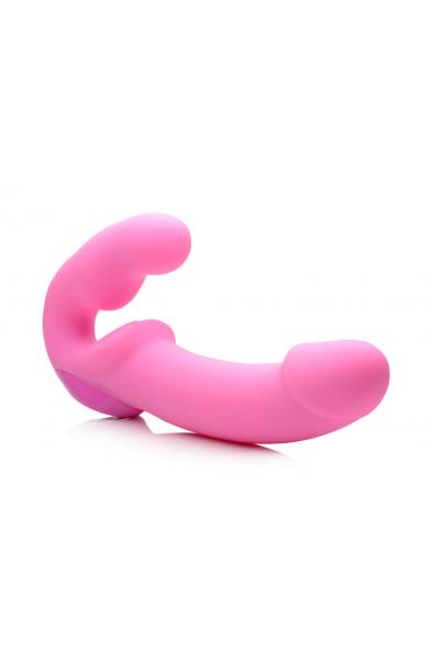 Urge Silicone Strapless Strap on With Remote - Pink