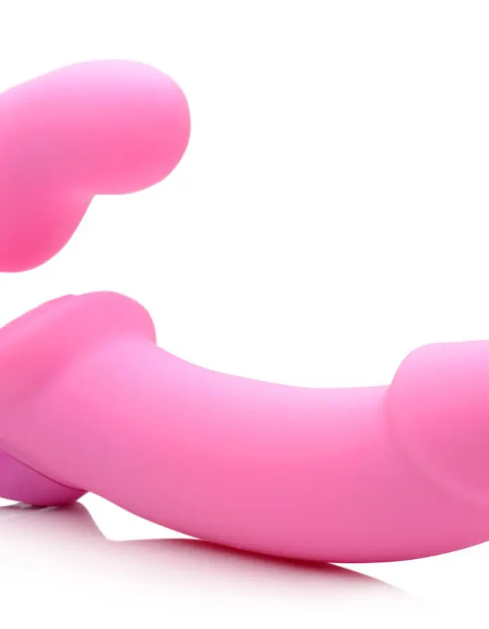Urge Silicone Strapless Strap on With Remote - Pink