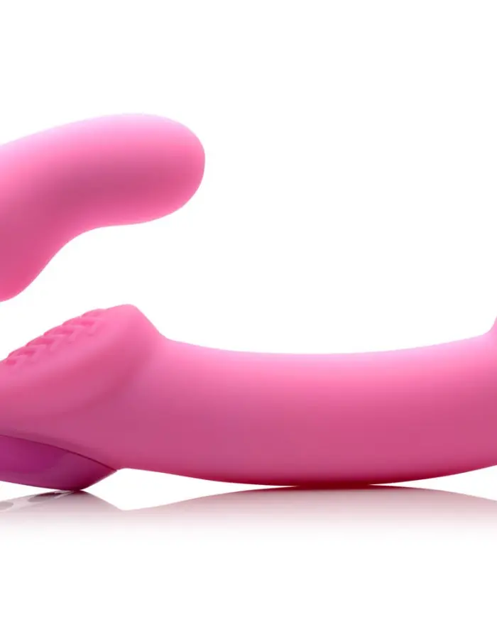 Urge Silicone Strapless Strap on With Remote - Pink