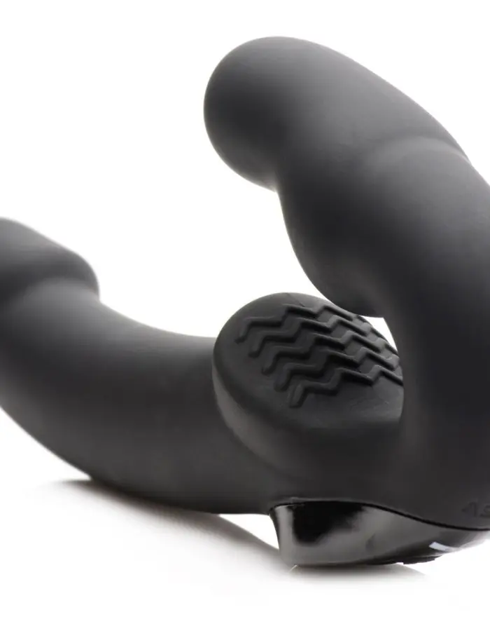 Urge Silicone Strapless Strap on With Remote - Black