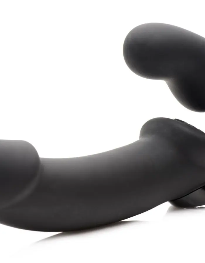 Urge Silicone Strapless Strap on With Remote - Black