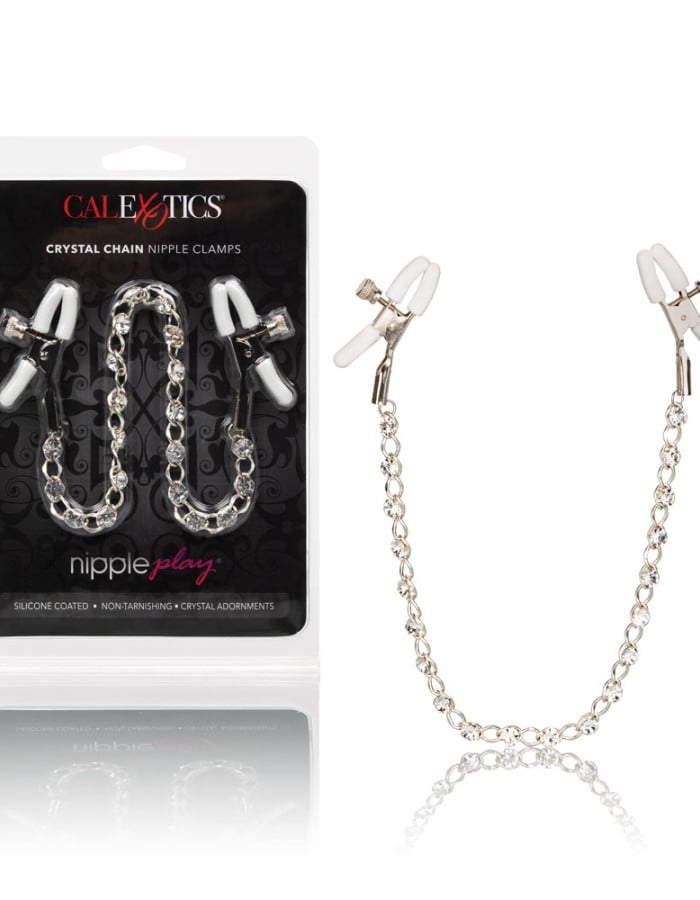 Nipple Play Crystal Chain Nipple Clamps