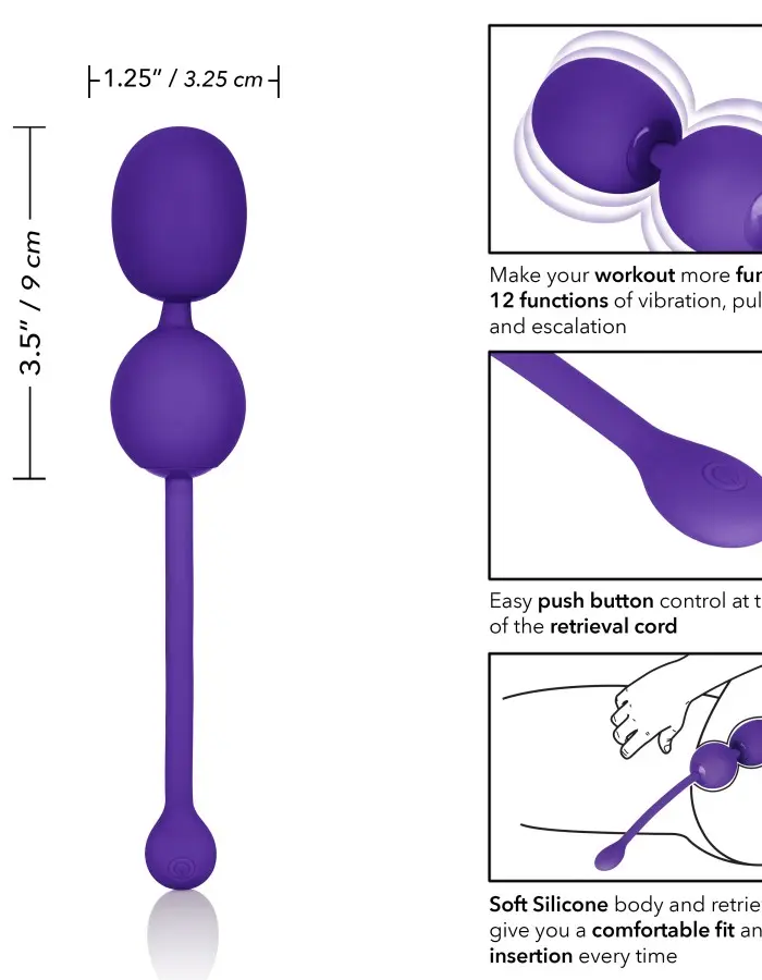Rechargeable Dual Kegel - Purple