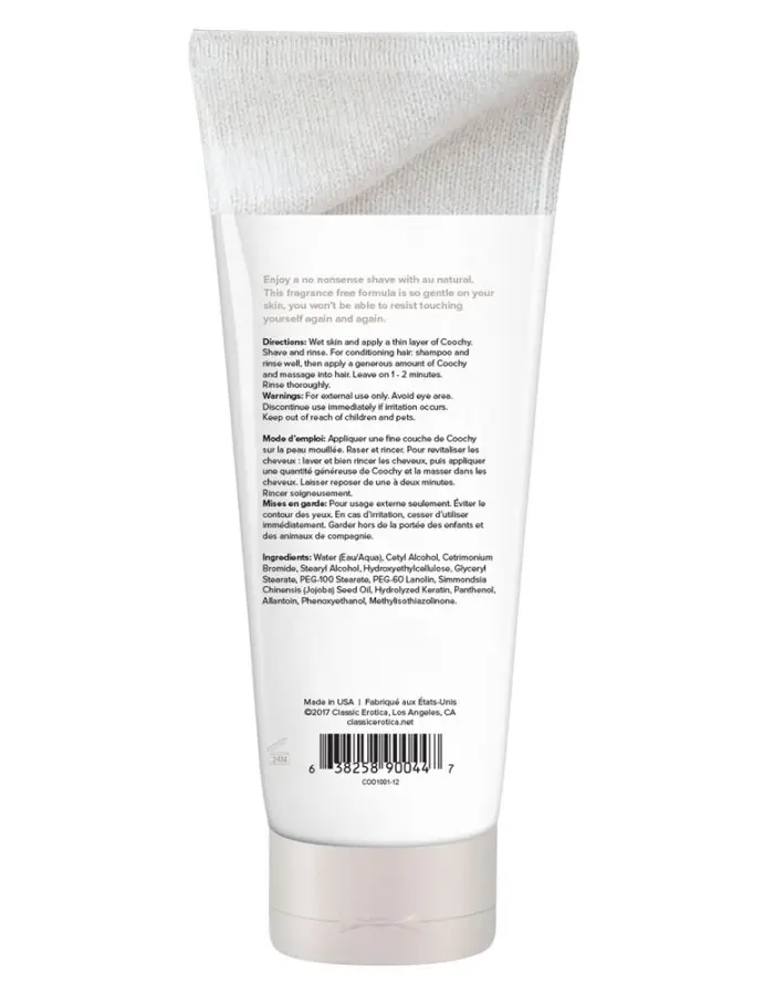 Coochy Shave Cream Au Natural 12.5 Fl. Oz.
