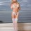 Pure Bliss Bra Garter & G-String Set - White - Small / Medium