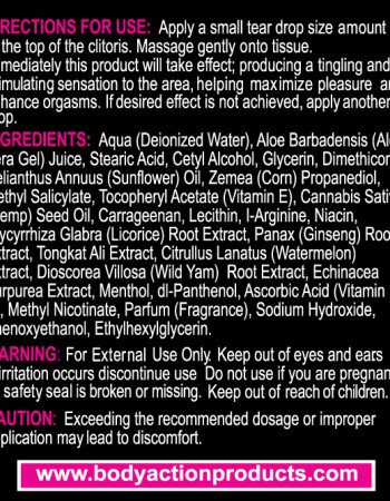 Hempleasure for Women 0.5 Oz 15 ml