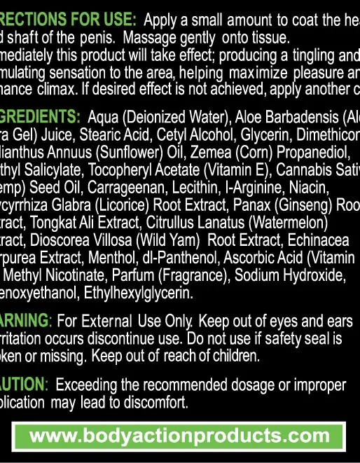 Hempleasure for Men 0.5 Oz ml