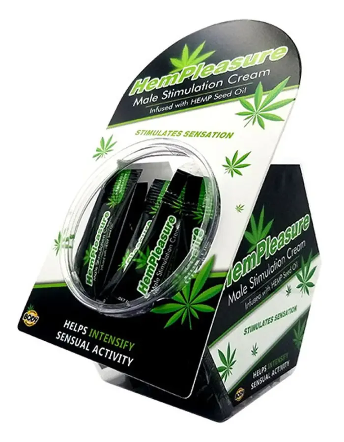 Hempleasure for Men Sample Packet 50 Pc Fish Bowl Display