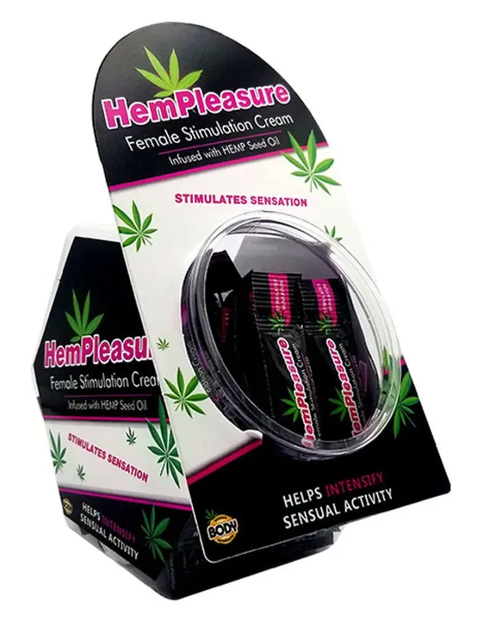 Hempleasure for Women Sample Packet 50 Pc Fish Bowl Display
