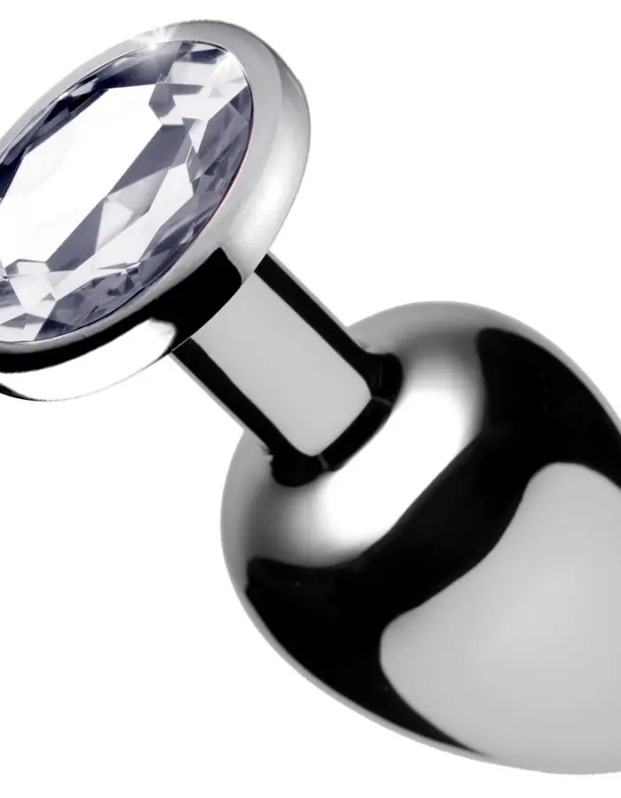 Clear Gem Anal Plug - Small
