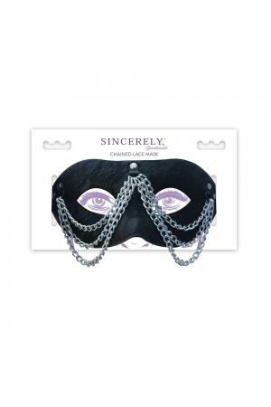 Sincerely Chained Lace Mask