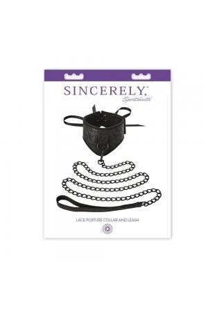 Sincerely Lace Posture Collar and Leash