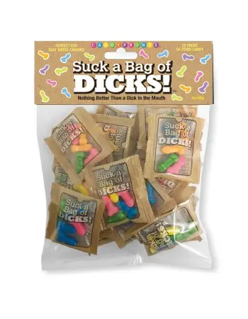 Suck a Bag of Dicks! 25 Individual Fun Size Packages