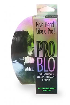 Problo Numbing Deep Throat Spray - Refreshing Mint - 1 Fl. Oz.