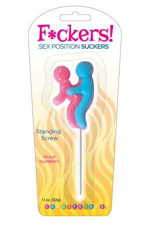 F*Ckers! Sex Position Suckers - Standing Screw - Risque Raspberry