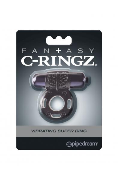 Fantasy C-Ringz Vibrating Super Ring Black