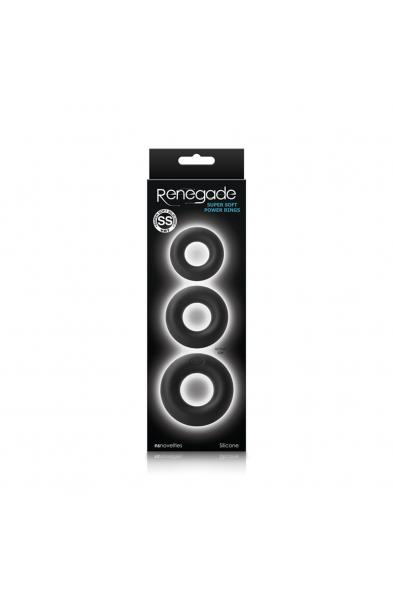 Renegade - Super Soft Power Rings - Black