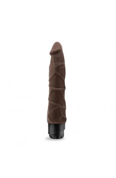 Dr. Skin - Cock Vibe 1 - 9 Inch Vibrating Cock -  Chocolate