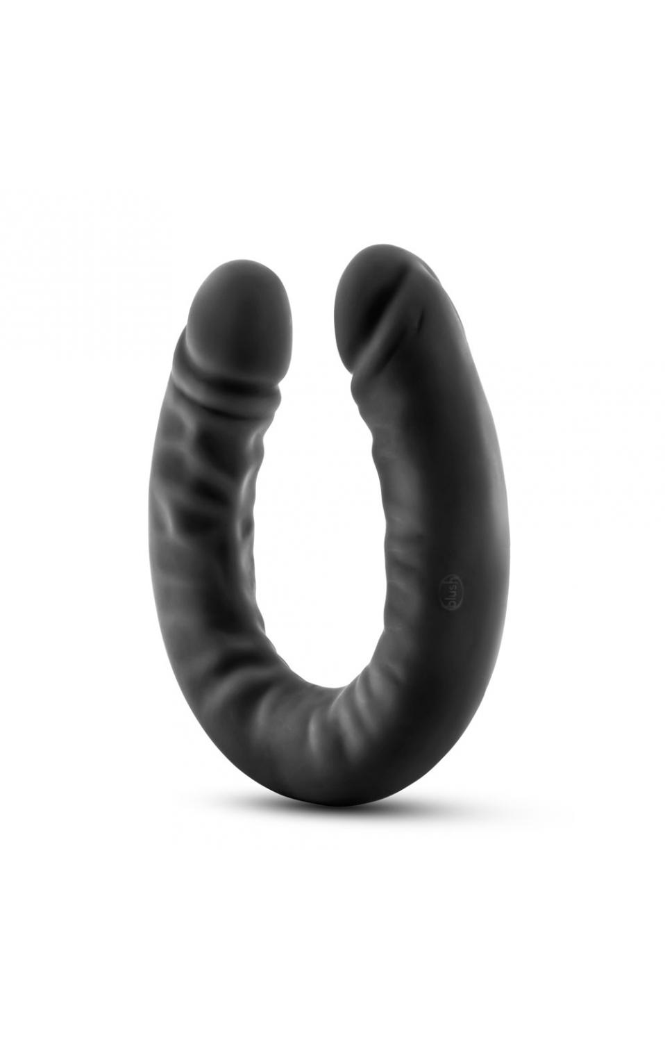 Ruse - Silicone Double Headed Dildo - 18 Inch - Black - BL-32395