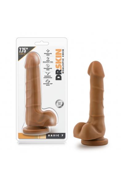 Dr. Skin - Realistic Cock - Basic 7 - Mocha