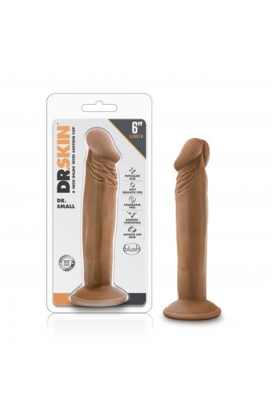 Dr. Skin  -  Dr. Small  -  6  Inch  Dildo  - Mocha