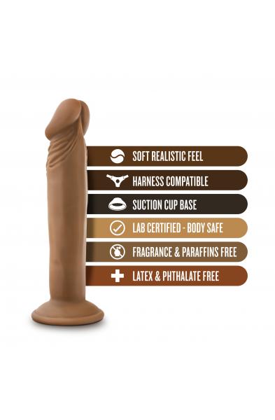 Dr. Skin  -  Dr. Small  -  6  Inch  Dildo  - Mocha