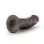 Au Naturel - 8 Inch Dildo With Suction Cup - Chocolate