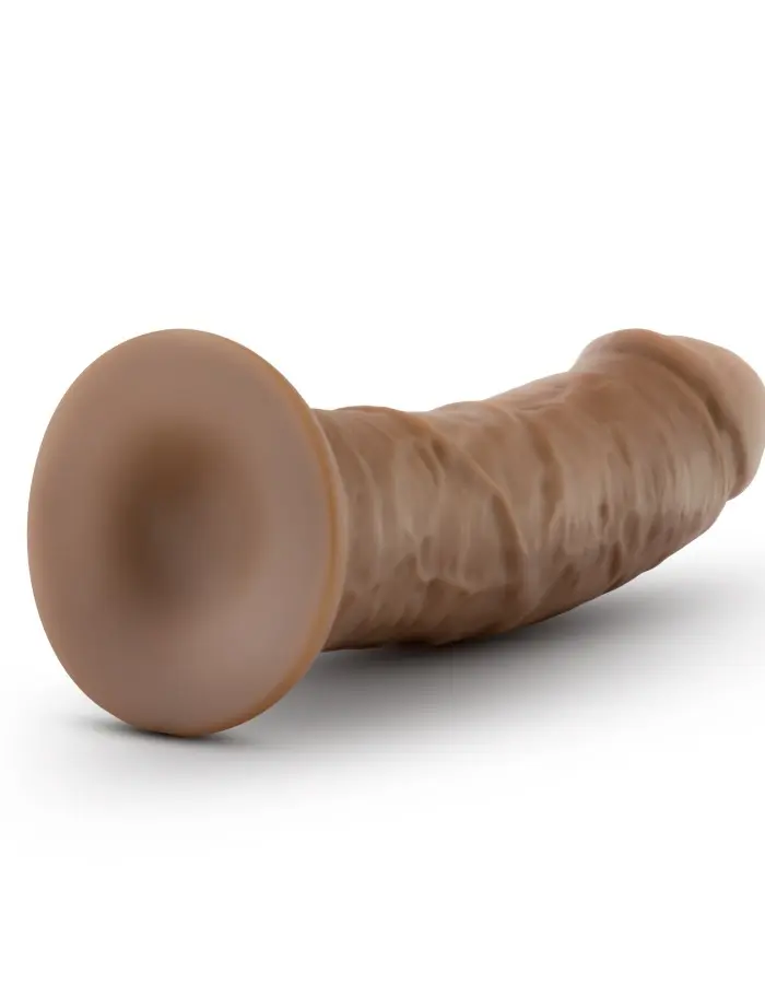 Au Naturel - 8 Inch Dildo With Suction Cup - Mocha