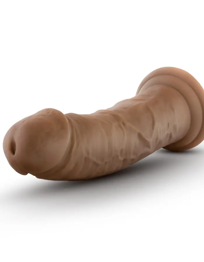 Au Naturel - 8 Inch Dildo With Suction Cup - Mocha