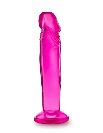 B Yours - Sweet n' Small 6 Inch Dildo With Suction Cup - Pink