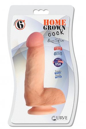 6 Inch Home Grown Cock - Vanilla