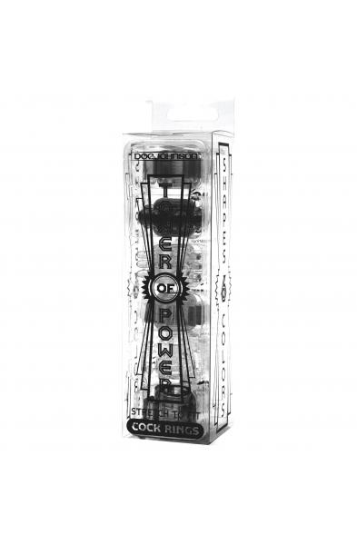 Tower of Power Set of 6 - Black