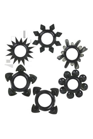 Tower of Power Set of 6 - Black