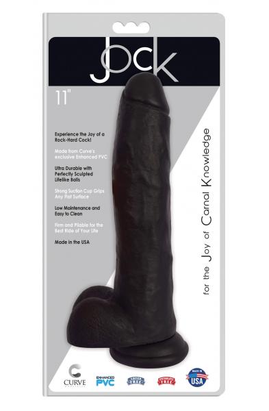 Jock 11" Dong With Balls - Midnight