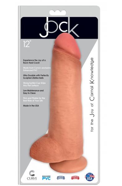 Jock 11" Dong With Balls - Vanilla