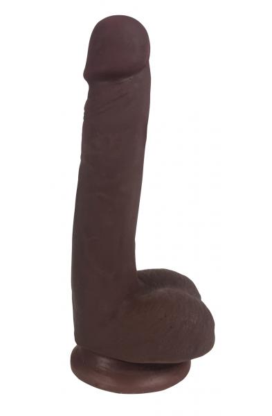 Easy Riders 7 Inch Slim Dong With Balls -  Chocolate