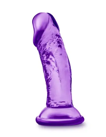B Yours - Sweet n' Small 4 Inch Dildo With Suction Cup - Purple
