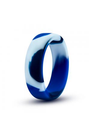 Performance - Silicone Camo Cock Ring - Blue  Camoflauge