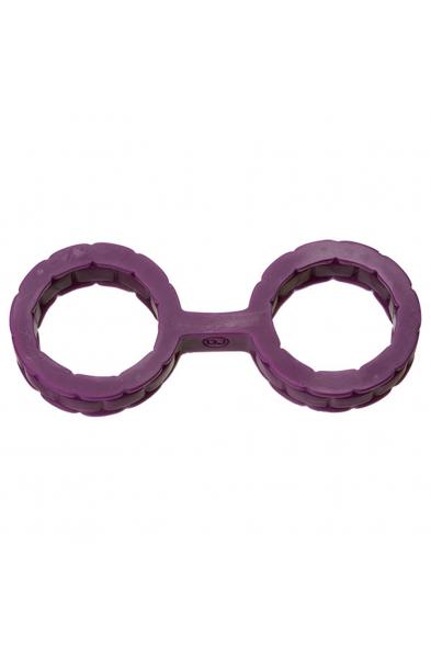 Japanese Bondage - Silicone Cuffs - Small -  Purple