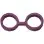 Japanese Bondage - Silicone Cuffs - Large -  Purple