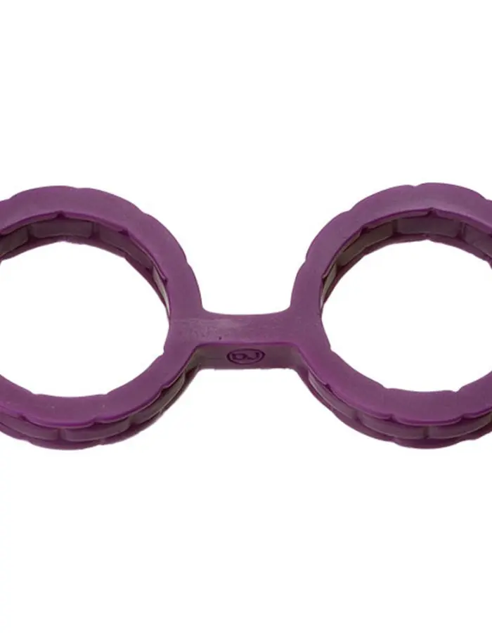 Japanese Bondage - Silicone Cuffs - Large -  Purple