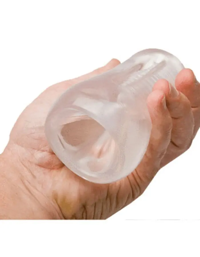 Adam Male Toyc Coax Tpr Stroker - Clear