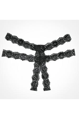 Adore Southern Rhapsody Panty - One Size - Black