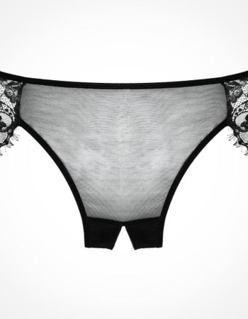 Adore Lavish & Lace Panty - One Size - Black