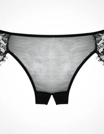 Adore Lavish & Lace Panty - One Size - Black