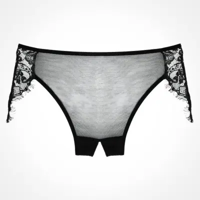 Adore Lavish & Lace Panty - One Size - Black