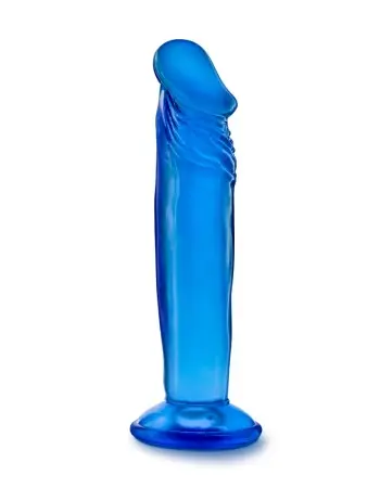 B Yours - Sweet n' Small 6 Inch Dildo With Suction Cup - Blue