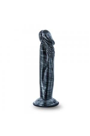 Jet - Ebony - 6 Inch Dildo - Carbon Metallic Black